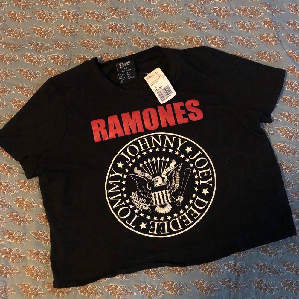 Cute Retro Ramones Croptop